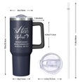 thumbnail image 3 of 1pc Hairstylist 40oz Tumbler with Straw & Handle - Insulated Stainless Steel Cup | Holiday Gift for Man Women (Christmas, Valentine's, Birthday), 3 of 5