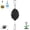 Black, variant on Upgraded Heavy Duty Retractable Plant Hanger,Plant Pulleys for Hanging Plants with Auto Lock,Adjustable Hook for Garden Baskets Pots,Birds Feeder