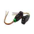 thumbnail image 2 of Unique Bargains 2 Pcs 4 Wire Car Vehicle Fog Lamp Light On/Off Switch Buttons Fit for NISSAN, 2 of 2