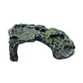 thumbnail image 3 of TOOYFUL Reptile Hideout Cave Turtle Basking Habitat Aquarium Tank Decoration Resin Aquarium Decoration for Geckos Betta 16cmx9cmx6cm, 3 of 9
