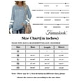 thumbnail image 4 of Womens Long Sleeve Tops Crewneck Sweatshirts Casual Color Block Tunic Tops Pullover, 4 of 8