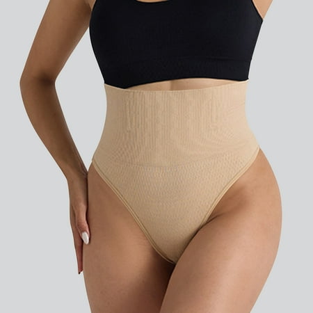 Weiqiqre Shapewear Tummy Control Waist Cincher Girdle Tummy Control Thong Panty Slimmer Body Shaper