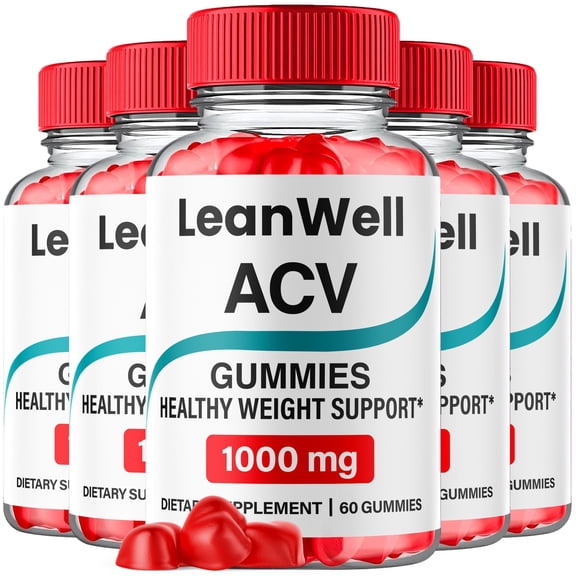 LeanWell Keto ACV Gummies 1000MG Advanced Formula Vitamin Lean Well 300 Gummies