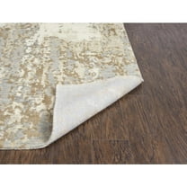 Alora Decor Radiant 2'6" x 10' Abstract Beige/Ivory/Gray Hybrid Area Rug