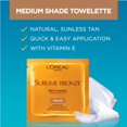 thumbnail image 3 of L'Oreal Paris Skincare Sublime - Toallas bronceadoras sin sol, de secado rápido, sin rayas, adecuadas para todos los tipos de piel, 6 unidades cada una (paquete de 2), 3 of 9