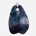 thumbnail image 6 of Hand Carved Fancy Jasper Sterling Silver Pendant | 2 1/4" Long | 1 Pendant |, 6 of 10