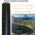 thumbnail image 6 of Washranp Plastic Poultry Chicken Wire Fencing,500gsm Hexagonal Hole DIY Fencing Mesh for Poultry Fencing Arboretum, 6 of 7