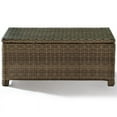 thumbnail image 3 of Pemberly Row 40" Glass Top Patio Coffee Table in Brown, 3 of 6