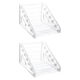thumbnail image 2 of Vaveren 2 Pieces Acrylic Lipstick Holder Clear Shop Acrylic Nail Polish Display Rack 7 Tier, 2 of 8