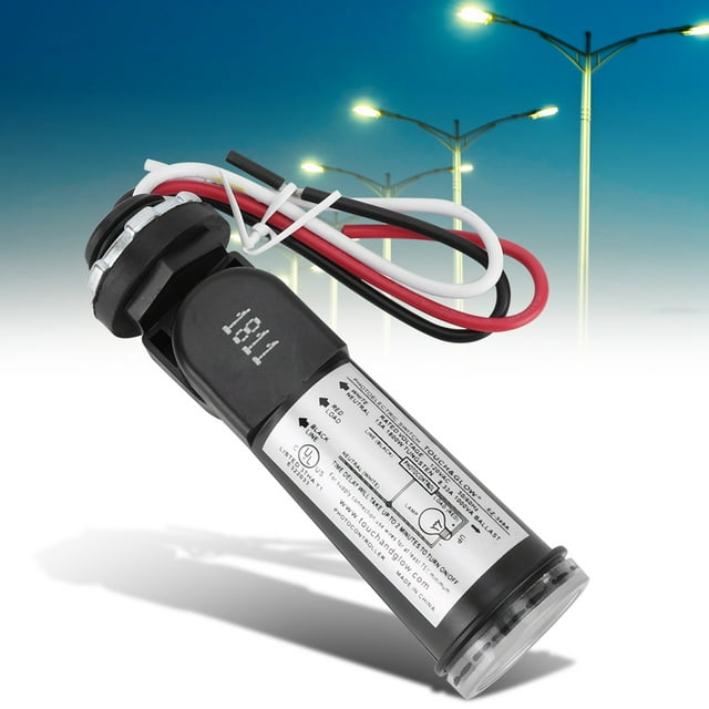 Interruptor de luz, 50/60 Hz Control de sensor de luz Control de sensor fotoeléctrico Interruptor de sensor fotoeléctrico Rendimiento sólido