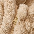 thumbnail image 6 of Toddler Boys Girls Fleece Hoody Jacket Cute Bear Ears Shape Warm Hoodies Zip Up Coat Sherpa Fuzzy Winter Warm Sweatshirt Coat, 6 of 8