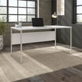 thumbnail image 2 of Maklaine Engineered Wood 60W x 30D Computer Table Desk in White, 2 of 14
