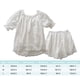 thumbnail image 4 of Jumpingount Conjunto de ropa de dormir Pijama de mujer Suavidad Larga duración Exquisito Atractivo Hermoso Sexy Body Ropa de dormir Pijama Ropa blanca, 4 of 6