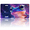 Cosmic Frog: Galactic - eyed Amphibian in a Starry Nebula Background, variant on 1 Pcs License Plate Covers & Frames, Sparkling “Queen” with a Crown For Decorative Front, Aluminum License Plate Covers & Frames Cover For Men Women, 12" X 6"