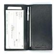 thumbnail image 2 of RFID Blocking Genuine Leather Standard Checkbook Cover Holder Thin Wallet, 2 of 11