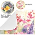 thumbnail image 2 of Dish Drying Mat Spring Flowers and Butterfly Absorbent Dry Mats for Dishes Draining Pad for Kitchen Countertop 18" x 24", 2 of 7