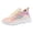 Pink, variant on Women's Colorful Sneakers Knit Woven Sports Shoes Breathable Mesh Trainers Shoes Comfortable 𝖫a𝖼e Up Running Shoes Lightweight Sports Fitness Shoes for Summer and Autumn