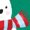 Kelly Green, variant on Inktastic Polar Bear, Cute Bear, Bear with Scarf, Hat Boys or Girls Long Sleeve Toddler T-Shirt