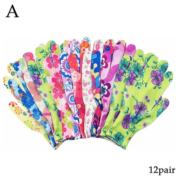 SXCRFKXH Gardening Gloves, Breathable Flower Coated Women Work Gloves, Garden Glove for Women