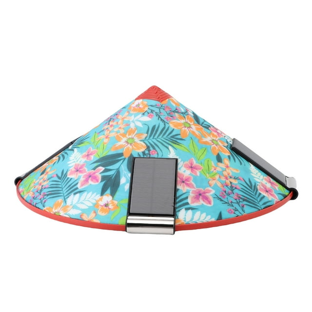Solar Fan Hat, 3 Speed Fan Hat Rain Proof Quiet Running for Fishing