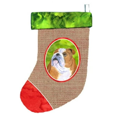 Carolines Treasures SS2039-CS Bulldog English Christmas Stocking