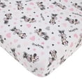 thumbnail image 3 of Disney  Minnie Mouse My Happy Place 3 Piece Nursery Crib Bedding Set, 3 of 5