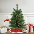 thumbnail image 1 of Northlight Pre-Lit Medium Canadian Pine Artificial Christmas Tree - 2' - Clear Lights, 1 of 6