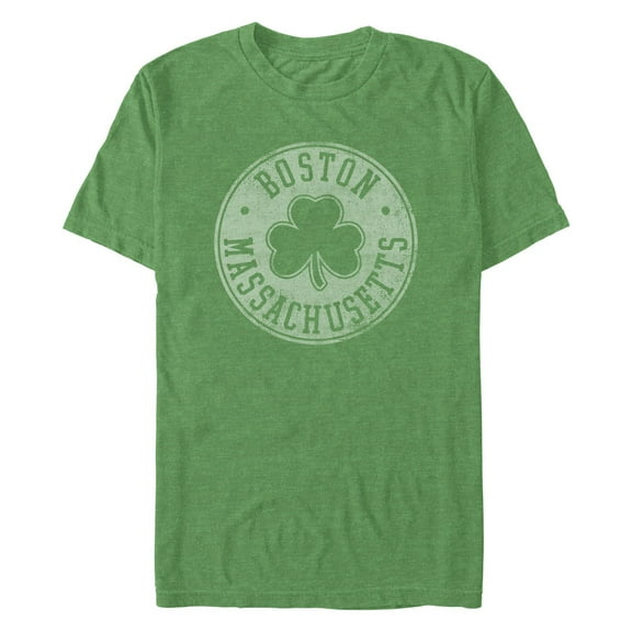 Men's Lost Gods Boston Massachusetts Shamrock Graphic T-Shirt