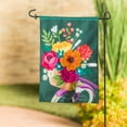 thumbnail image 2 of Evergreen Springtime Bicycle Garden Linen Flag 12.5 x 18 Inches Indoor Outdoor Decor, 2 of 2
