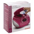 thumbnail image 3 of Sylvania SRCD261 Portable Am/fm Cd Boombox With Aux Line-in, Pink, 3 of 8
