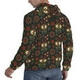 thumbnail image 6 of Goofa Boho Owl for Men's Hooded Sweatshirt - Lightweight Pullover Hoodie with Kangaroo Pocket, Perfect for Everyday Wear-Small, 6 of 7