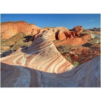Trademark Fine Art "Valley of Fire Wave" Canvas Art by Pierre Leclerc