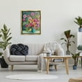thumbnail image 2 of Stupell Industries Patterned Modern Flower Bouquet Botanical & Floral Painting Gold Floater Framed Art Print Wall Art, 2 of 6
