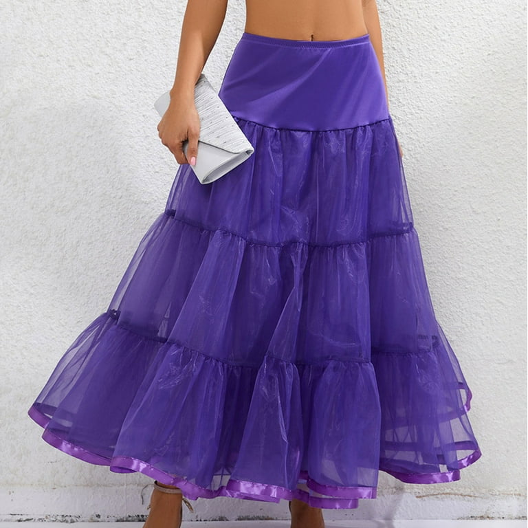 Long Skirts for Women Women s Elegant Boneless Full Skirt A Set Of