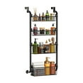 thumbnail image 1 of Over The Door Organizer, Organizer Rack, Metal Over Door Hanging Organizer With Adjustable Baskets For Home Kitchen Laundry Room Bathroom, 1 of 9