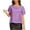 #45-Purple, variant on Craaazy Women's Casual Sparkle V-Neck Long Sleeve T-Shirts Gifts