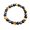 a, variant on YYKihy 1PCS Anti Swelling Black Anklet For Men's Ankle Bracelet Adjustable Magnet Anklet Natural Stone Anklet