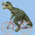 thumbnail image 3 of CafePress - Cycling Tyrannosaurus Rex Light T Shirt - Light T-Shirt - CP, 3 of 4