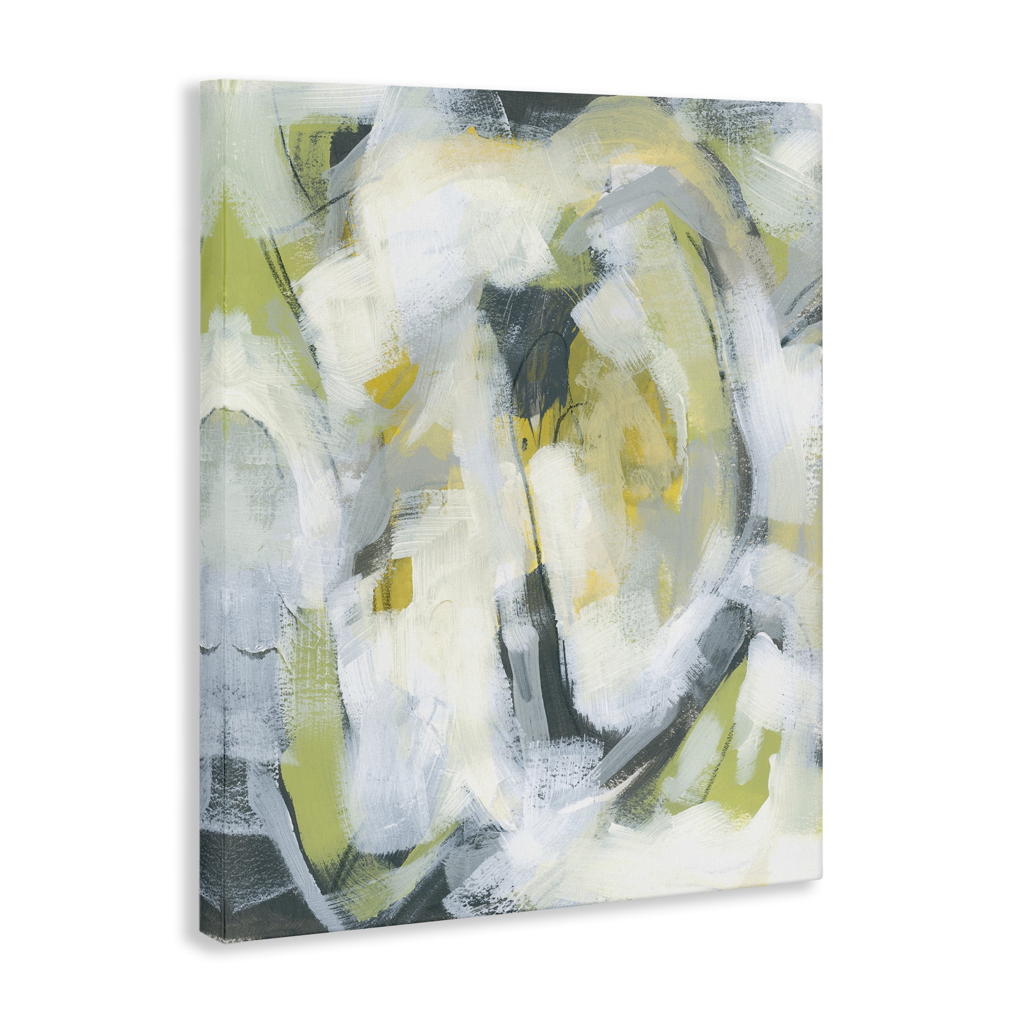 Stupell Industries Complex Abstract Distortion Abstract Painting Gallery Wrapped Canvas Art Print Wall Art, 24 x 30