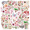 1A, variant on 35pcs Butterfly Stickers Stationery Flower Stickers Fairy Romantic Stickers for Laptops Notebooks Suitcases