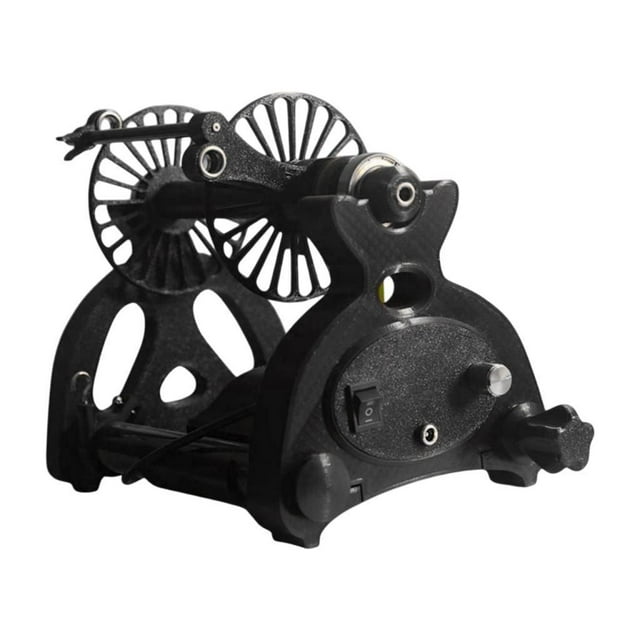 Guardoinrt Machine à Enrouler Automatique Fil Multifonction Innovante Révolutionnaire Fil Électrique Rotation Réversible Fil pour Spinner Noir