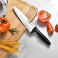 thumbnail image 2 of Klaus Meyer Acciaio High Carbon Stainless Steel 8 inch Chef's Knife (Black), 2 of 4