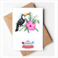 thumbnail image 1 of Ramphastos Toco Tropical Bird Happy Birthday Greeting Cards Envelopes Blank, 1 of 3