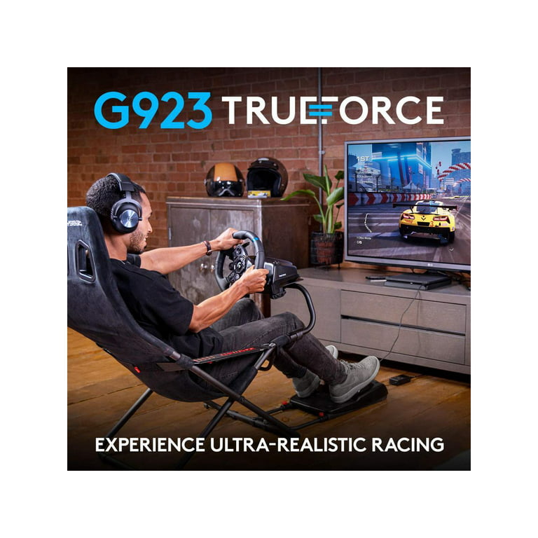 Logitech G923 Racing Wheel and Pedals with TRUEFORCE for Xbox Series X|S,  Xbox One, and PC | High-Fidelity Feedback and Premium Design