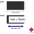 thumbnail image 5 of Magnetic Shelf Label Data Card Holders - C Channel - Magnetic Strips with Protective Films - Labels for Shelf Organization - 1" x 2" - 50 Pieces, 5 of 6