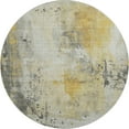 thumbnail image 2 of Addison Rugs Mayfield Premium Machine Washable Transitional Abstract Gold Round Rug, 8' x 8', 2 of 6