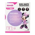 thumbnail image 2 of Disney Minnie Mouse Kid Safe Headphones, 2 of 5