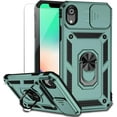 thumbnail image 1 of for iPhone XR Case with Camera Lens Cover Screen Protector, Dual Layer [15 FT Military Grade Drop Protection] Magnetic, 1 of 5