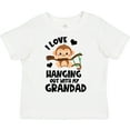 thumbnail image 3 of Inktastic Monkey I Love Hanging out with My Grandad Boys or Girls Toddler T-Shirt, 3 of 5