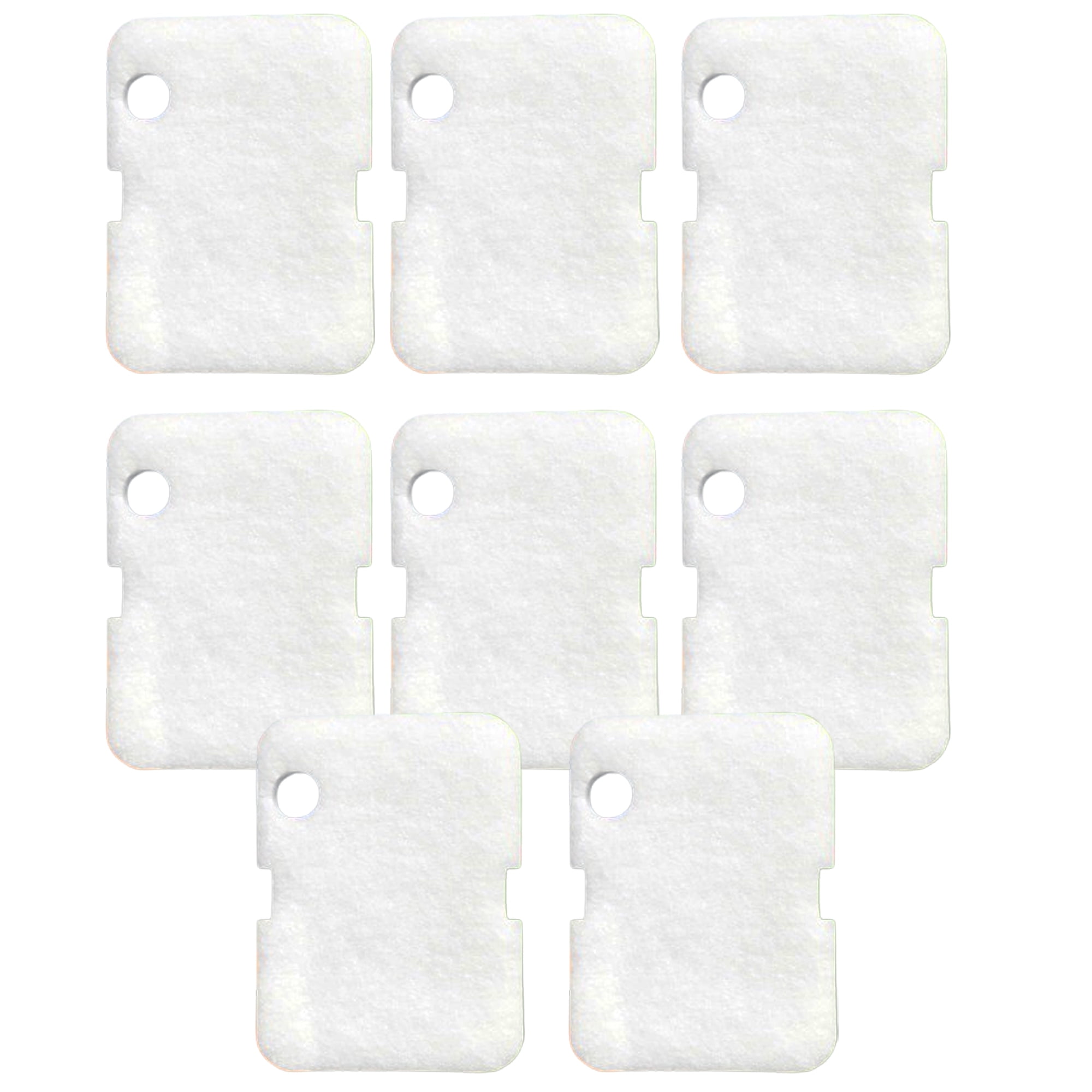 Qzbhct 12 Pcs Foam Filter Pads Compatible with Cascade 700/1000 CCF2UL/CCF3UL Generic Canister Filter Aquarium Floss Sponge Replacement